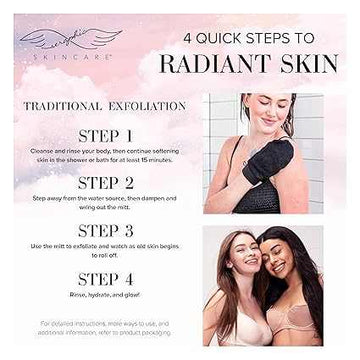 Exfoliating gloves