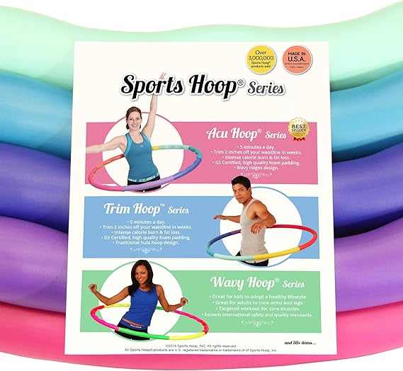 Weighted Hula Hoop for Exercise
