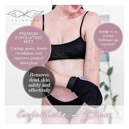 Exfoliating gloves