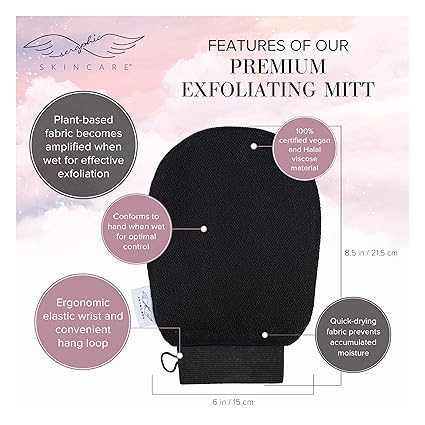 Exfoliating gloves